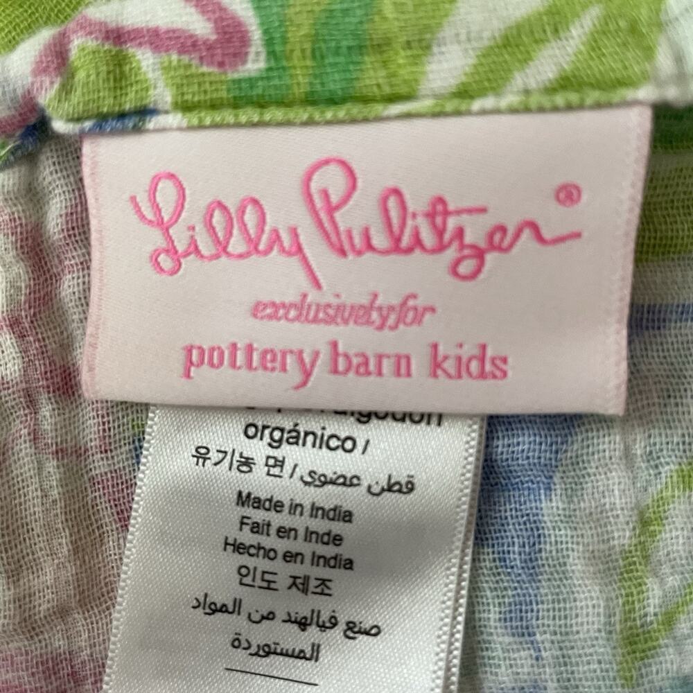 Lilly Pulitzer Pottery Barn Kids Swaddle Organic Cotton Exclusive Designer - Picture 5 of 7